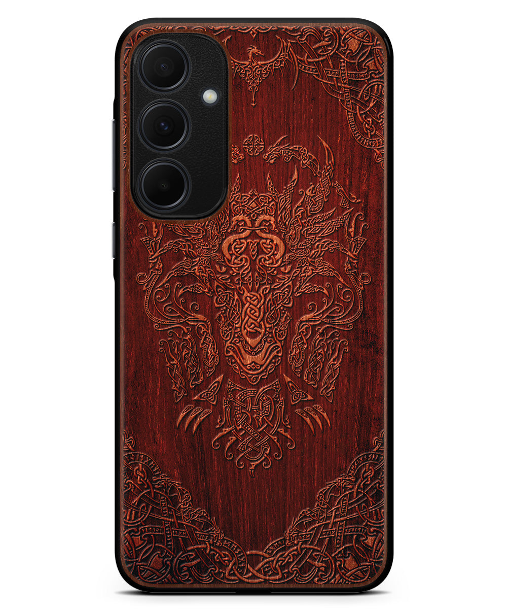 Drake | Engraved Wood Phone Case | New World Viking Galaxy A / Galaxy A16 Drake | Engraved Wood Phone Case | New World Viking Galaxy A / Galaxy A16