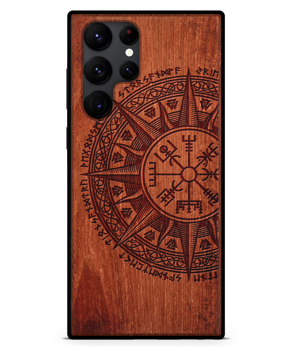 Homeward | Engraved Wood Phone Case | New World Viking Galaxy S / Galaxy S23 Plus Homeward | Engraved Wood Phone Case | New World Viking Galaxy S / Galaxy S23 Plus