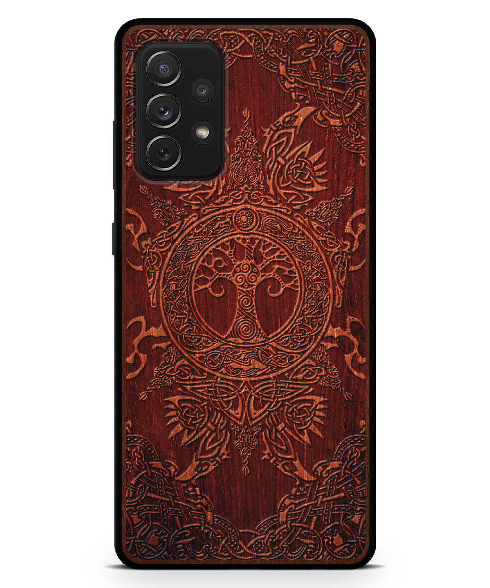 Midgard | Engraved Wood Phone Case | New World Viking