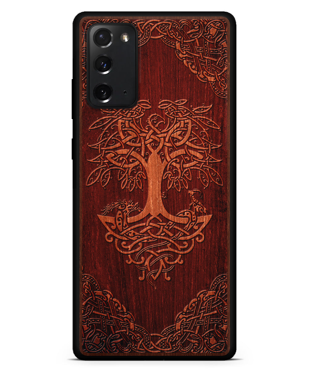 Yggdrasil | Engraved Wood Phone Case | New World Viking
